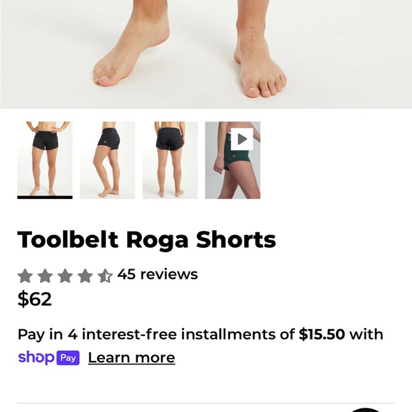 Oiselle Toolbelt Roga Shorts - Picture 3 of 3